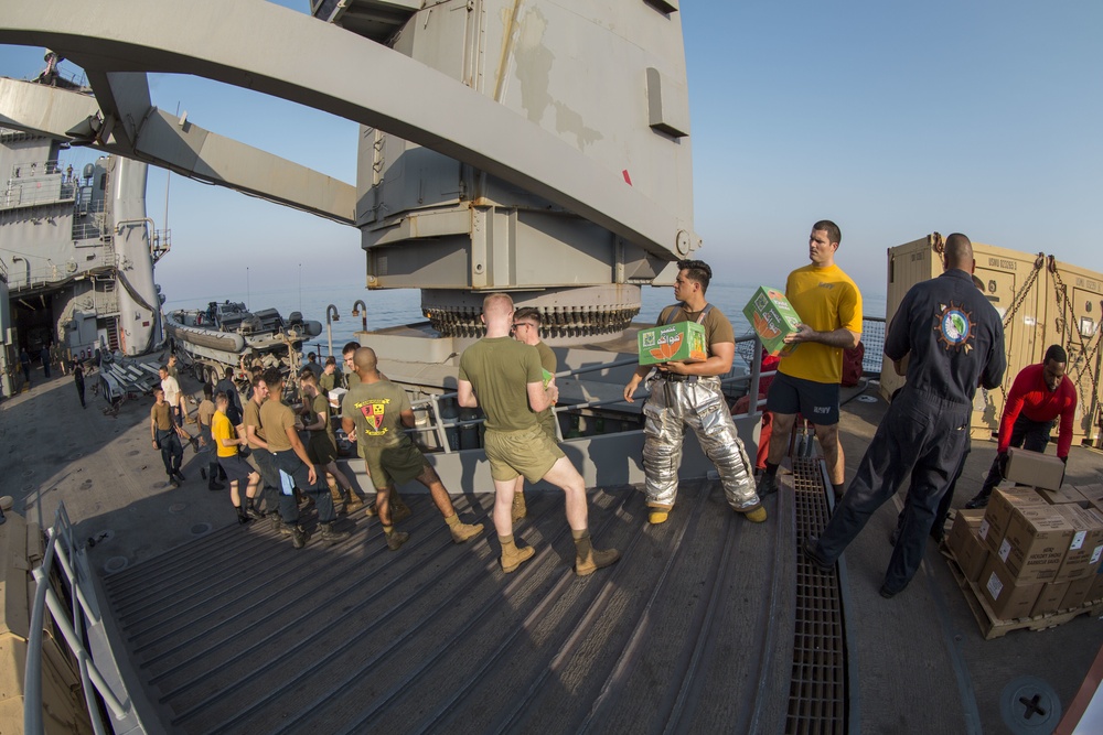 RAS aboard the USS Harpers Ferry