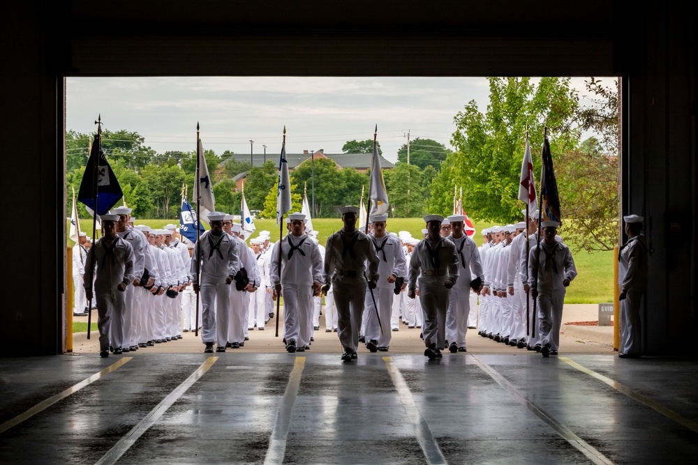 Recruit Training Command Pass-in-review Graduation