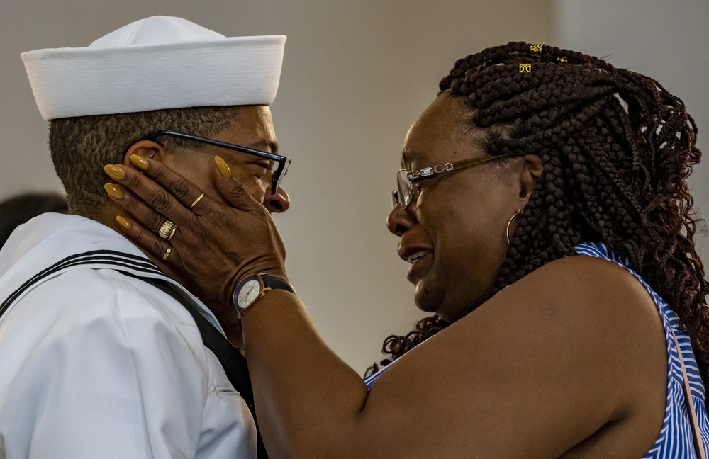 Recruit Training Command Pass-in-review Graduation
