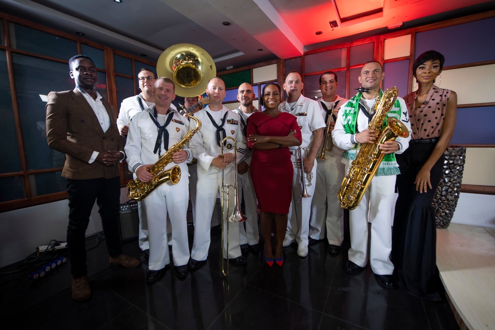 U.S. Navy Band Performs Live on 'Today on STV' in Nigeria