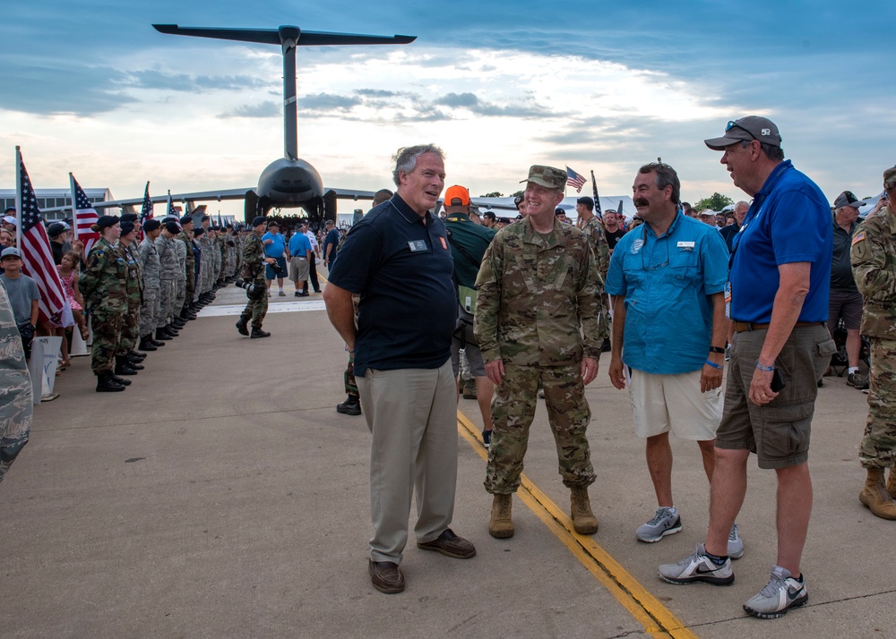 Service members provide support at EAA AirVenture