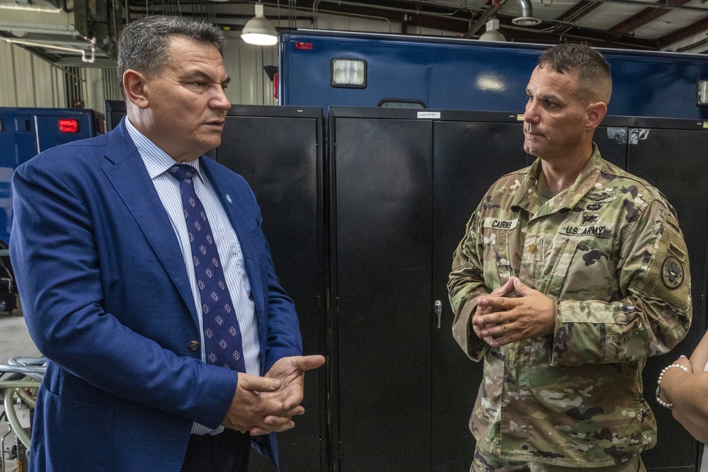 Albanian Director General visits 21st WMD-CST