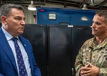 Albanian Director General visits 21st WMD-CST