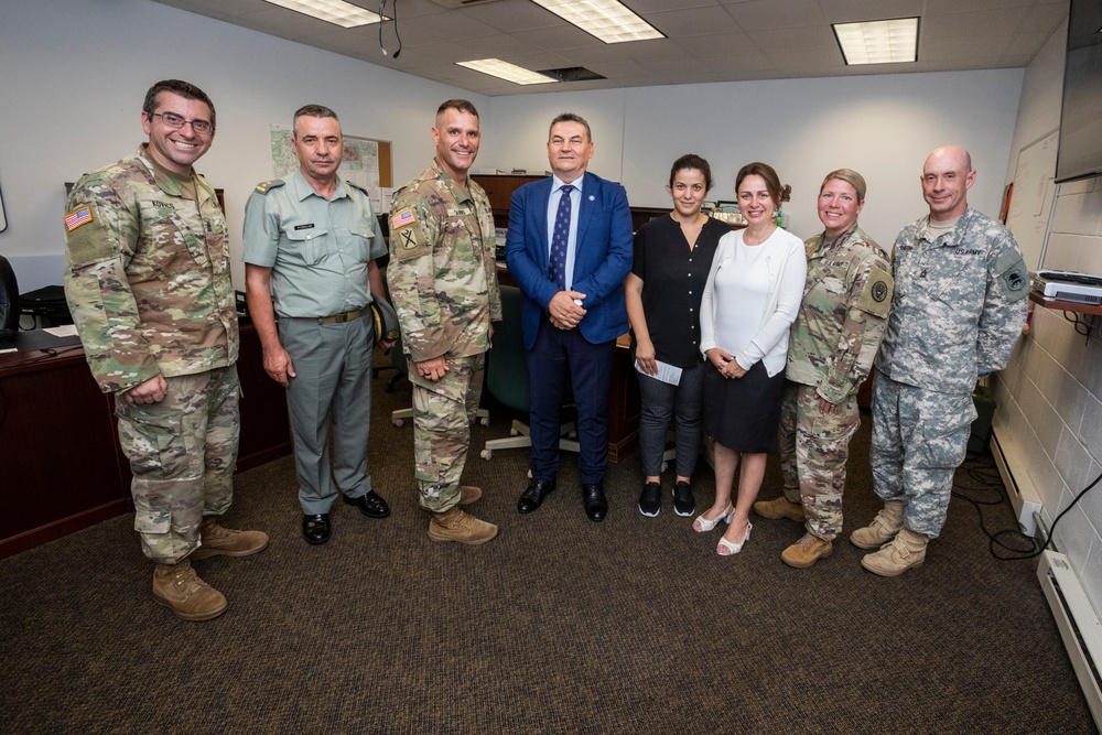 Albanian Director General visits 21st WMD-CST