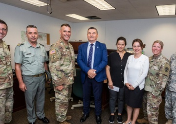 Albanian Director General visits 21st WMD-CST