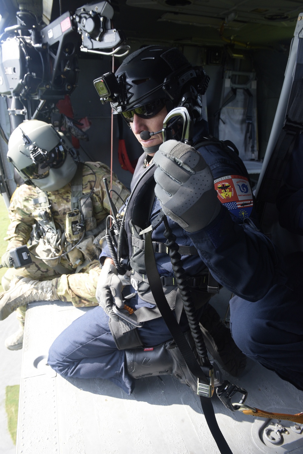 Indiana National Guard and South Bend Fire Department team up for helicopter search and rescue team