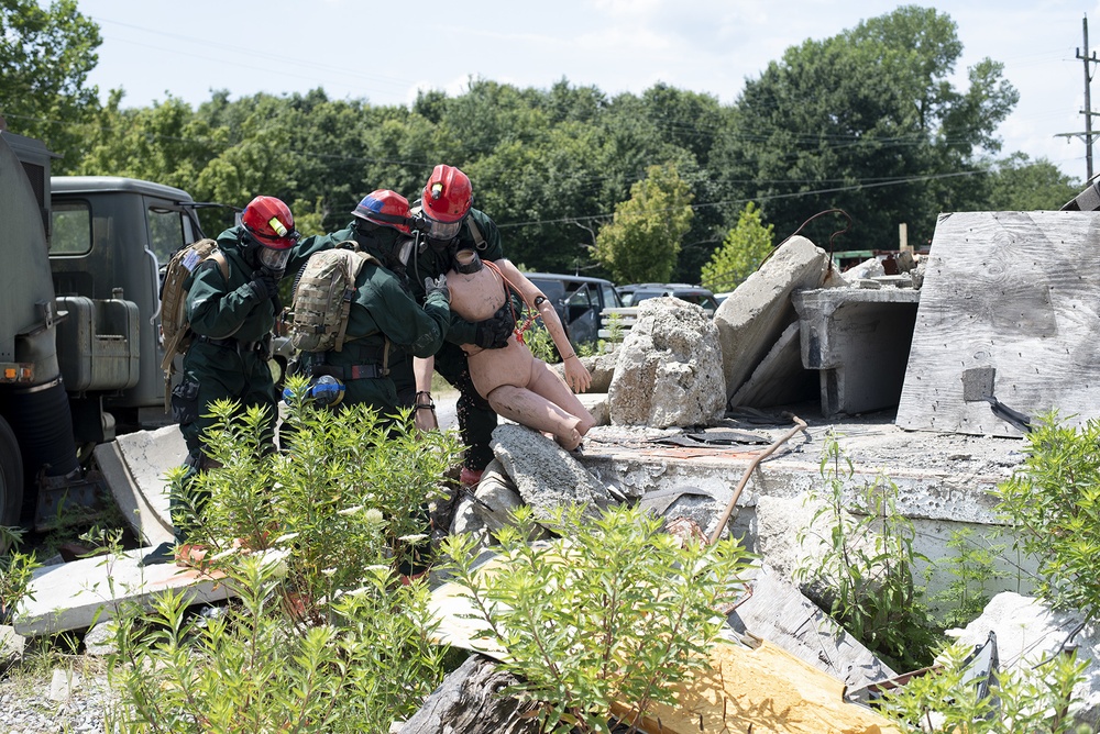 Illinois National Guard CERFP at Muscatatuck Urban Training Center