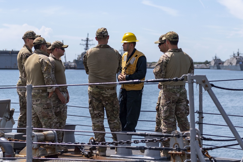 USS Tornado Departure