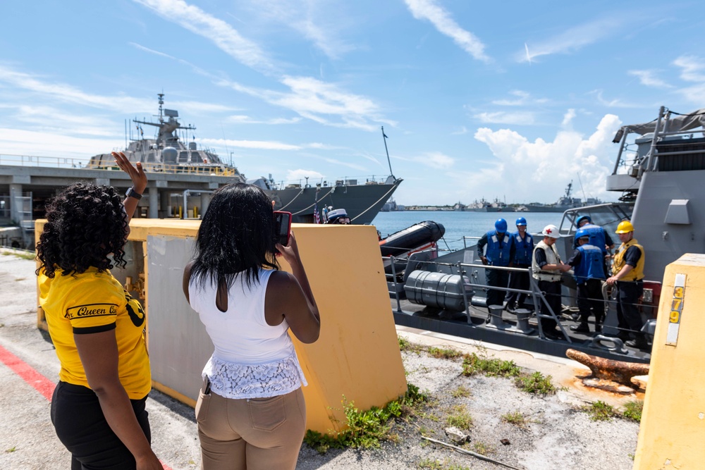 USS Tornado Departure