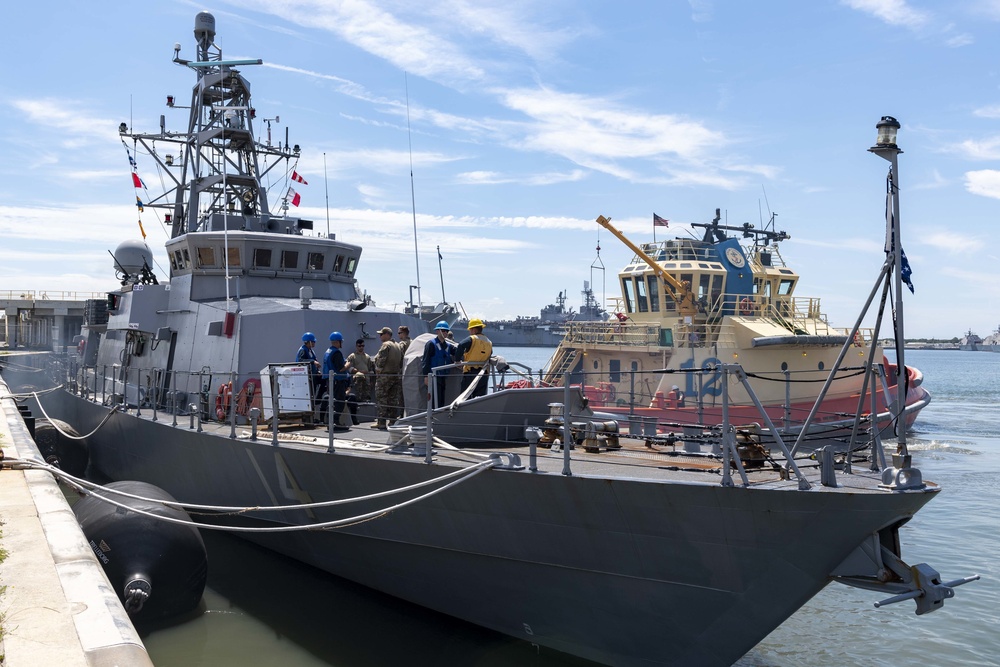 USS Tornado Departure