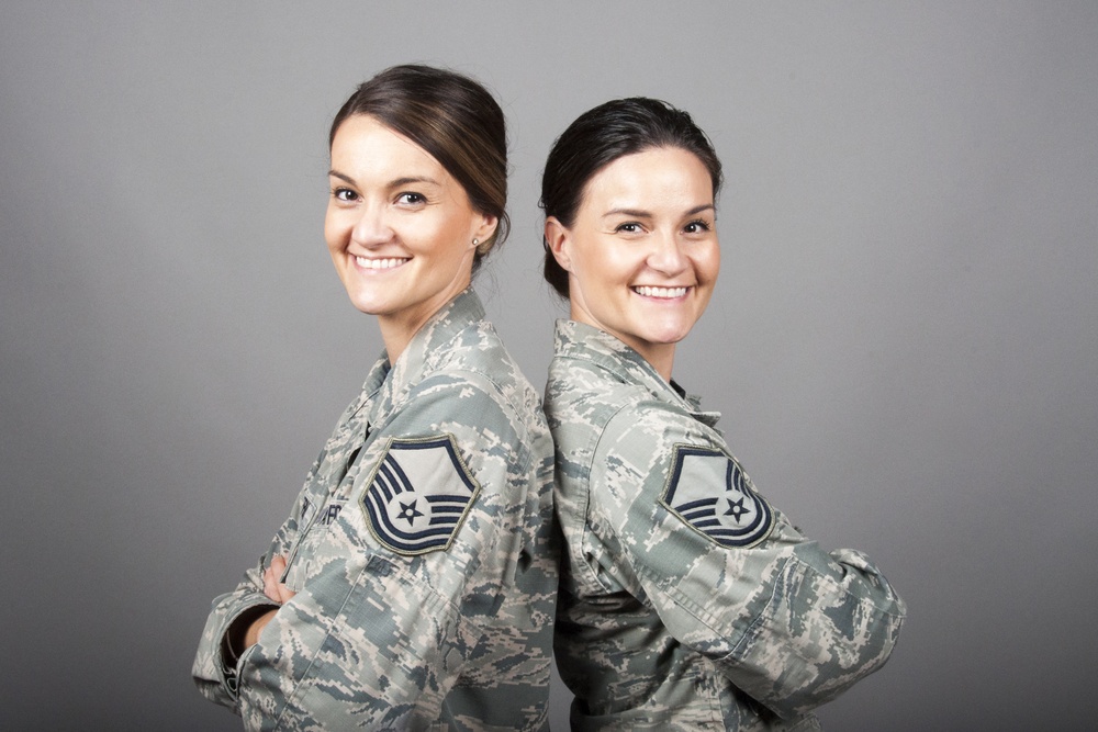 Twin sisters serve together at 180th Fighter Wing