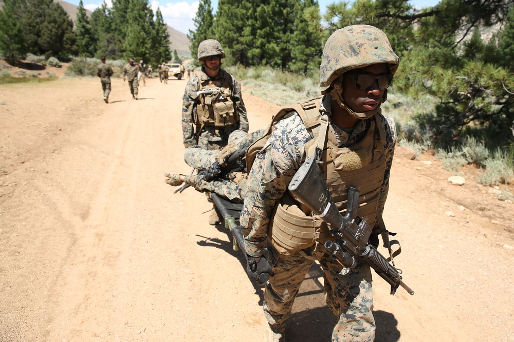 Counter IED Training For 1st Supply Battalion During Mountain Exercise (MTX) 4-19