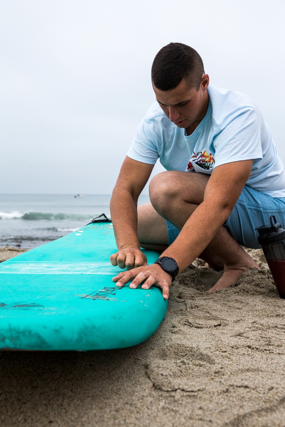 U.S. Marines compete in CG’s Cup Surf Competition