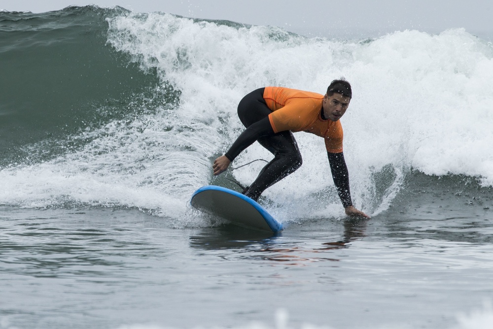 U.S. Marines compete in CG’s Cup Surf Competition