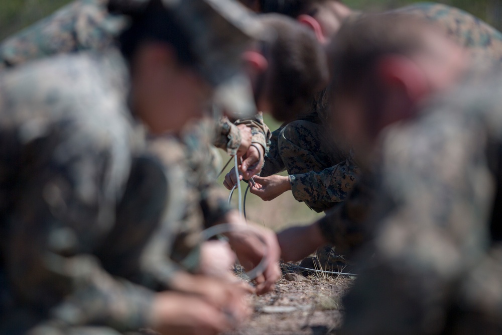 MRF-D Marines conduct EOD demolition range