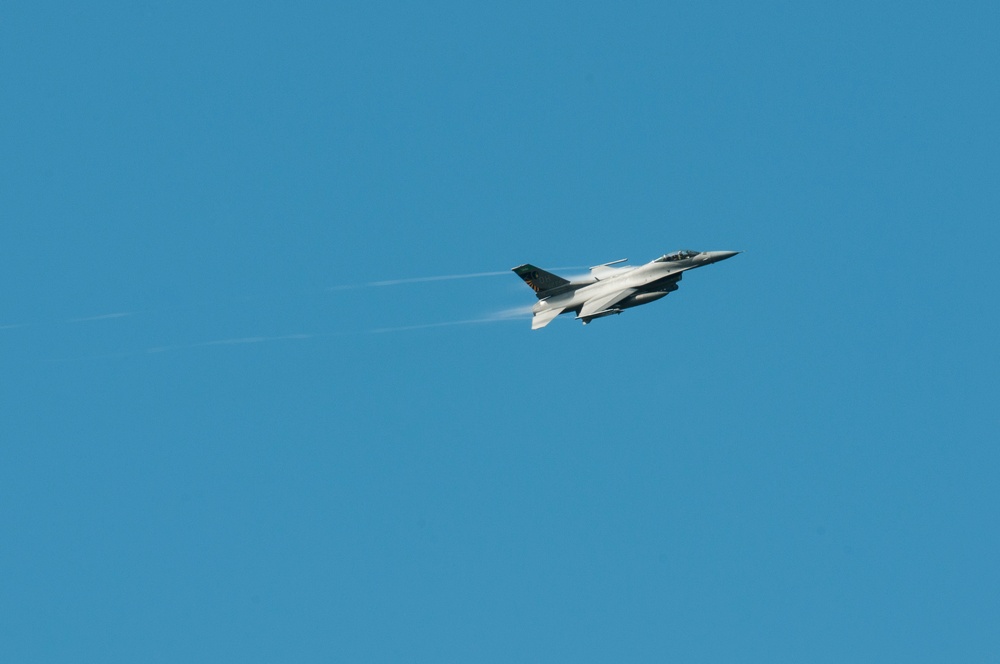 F-16s at Grayling Air to Ground Range during Northern Strike 19