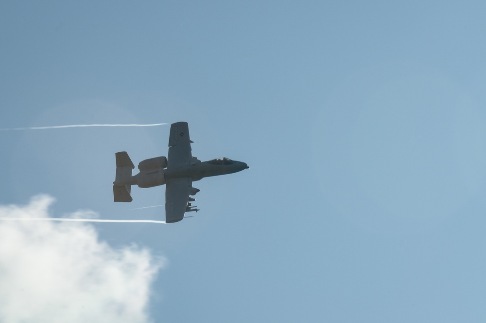 A-10s at Grayling Air to Ground Range during Northern Strike 19