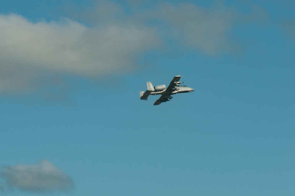 A-10s at Grayling Air to Ground Range during Northern Strike 19