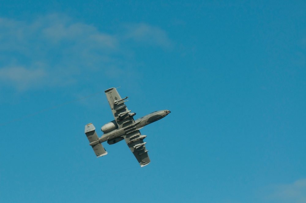 A-10s at Grayling Air to Ground Range during Northern Strike 19