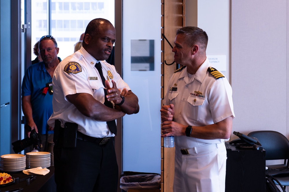 Mayor Durkan recognizes Sea Services During Seattle Fleet Week