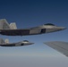 28th EARS provides aerial refueling to F-22 Raptors