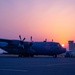 C-130 in the sunset