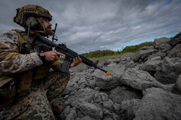 Latvian Army JTAC Soldiers train with Air National Guard Security Forces during Northern Strike 19