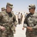 Lt. Gen. Terry Ferrell visits with Soldiers