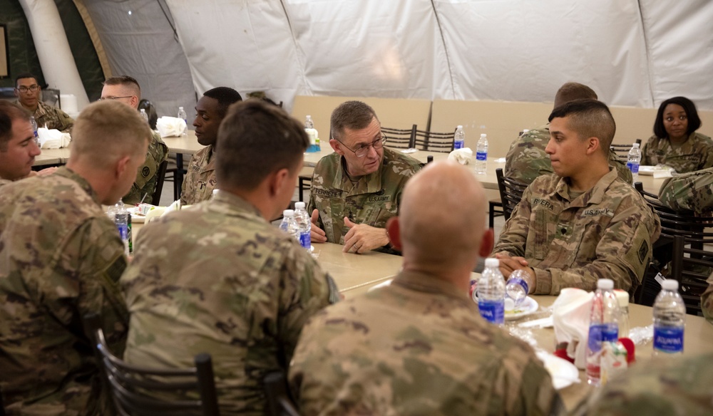 Lunch with Soldiers