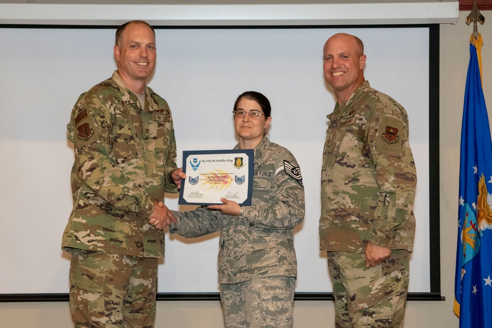 Line Number Three Tech. Sergeant Promotes at Altus AFB