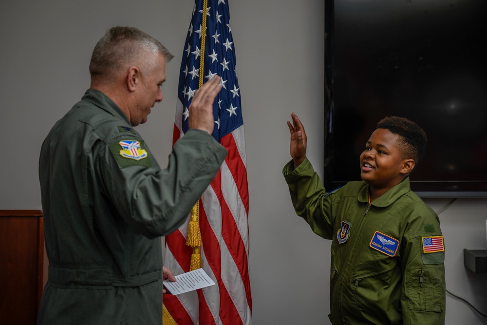 Second Lt. Stringer becomes newest member of 910th AW family