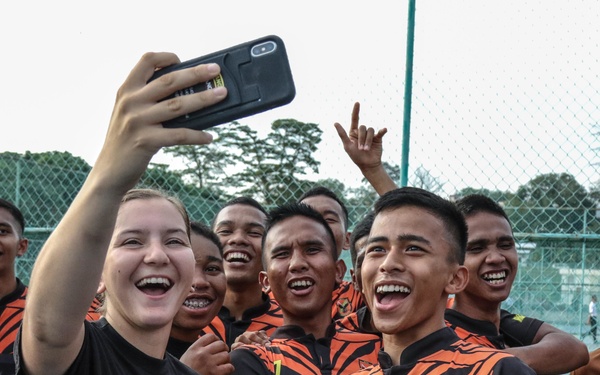 Cadets and midshipmen exchange leadership skills in Malaysia