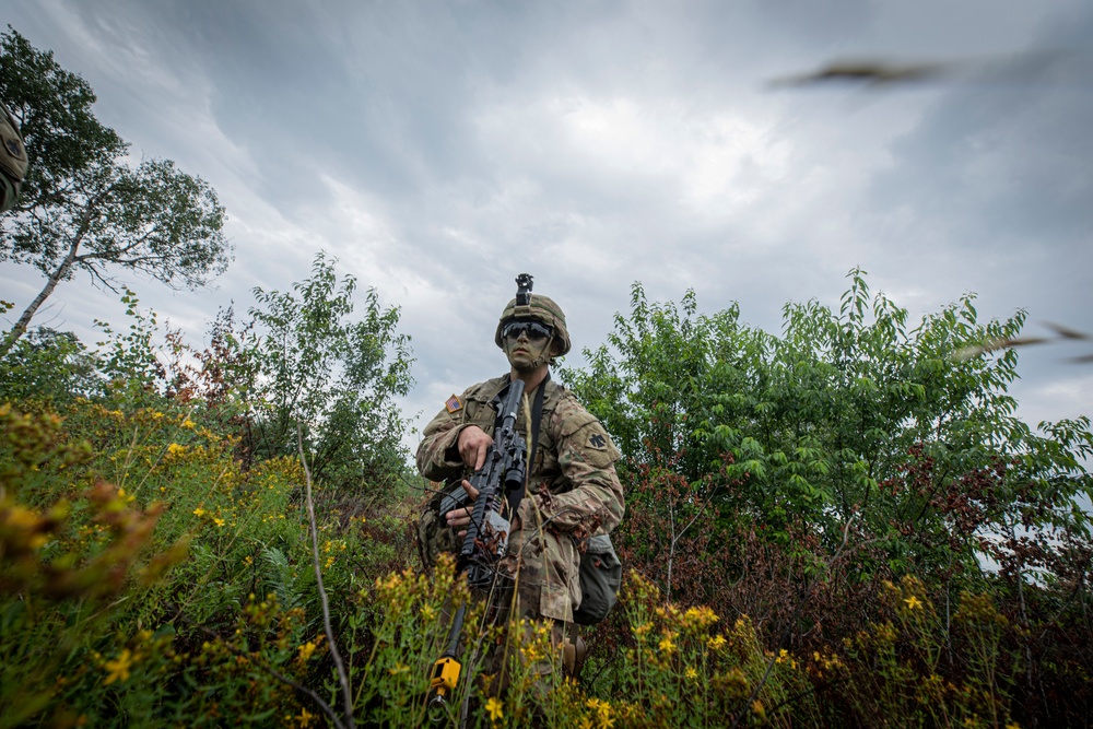 Oklahoma National Guard troops train with Latvian soldiers during Northern Strike 19
