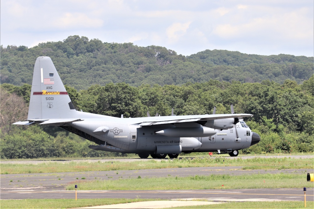 C-130 Hercules operations for exercise Patriot North 2019