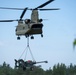 NY Army National Guard artillery Soldiers conduct slingload training at Fort Drum