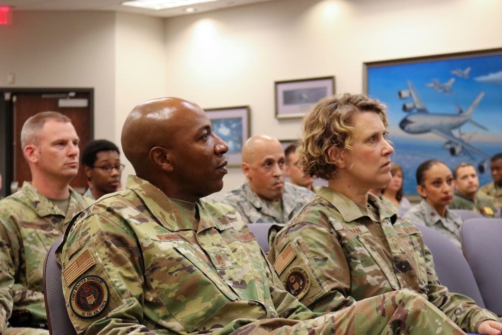 CMSAF Wright visits 507th ARW