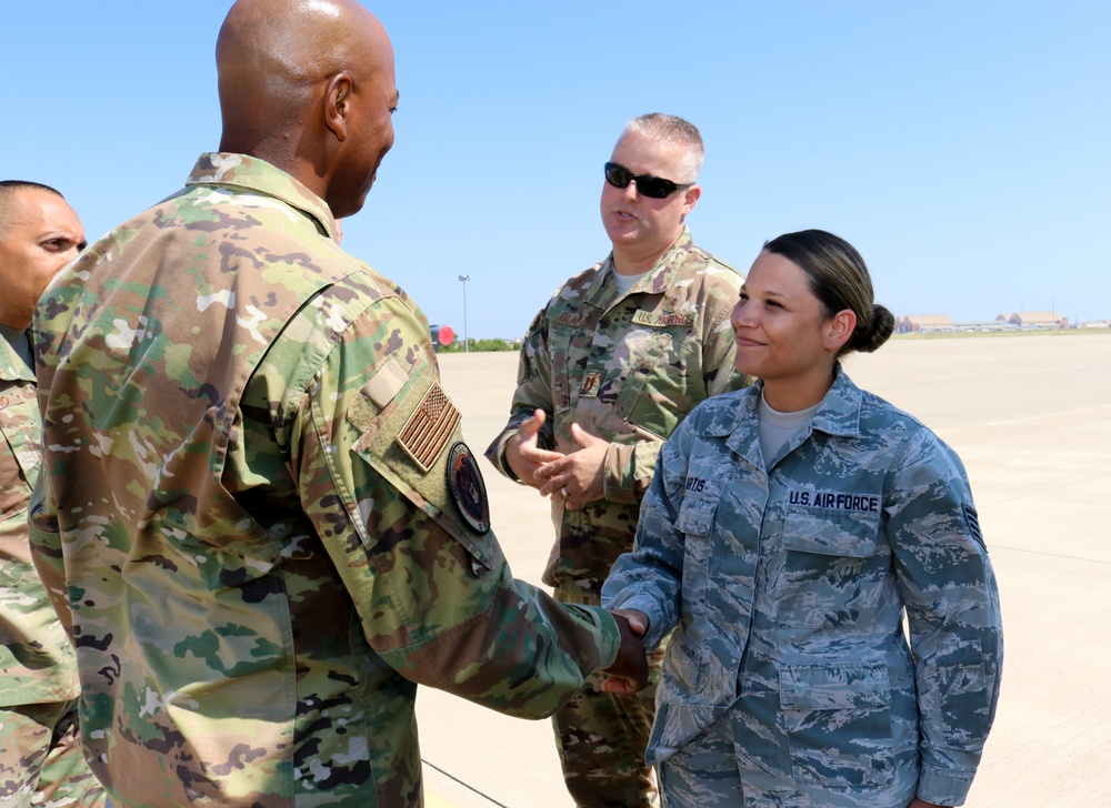 CMSAF Wright visits 507th ARW