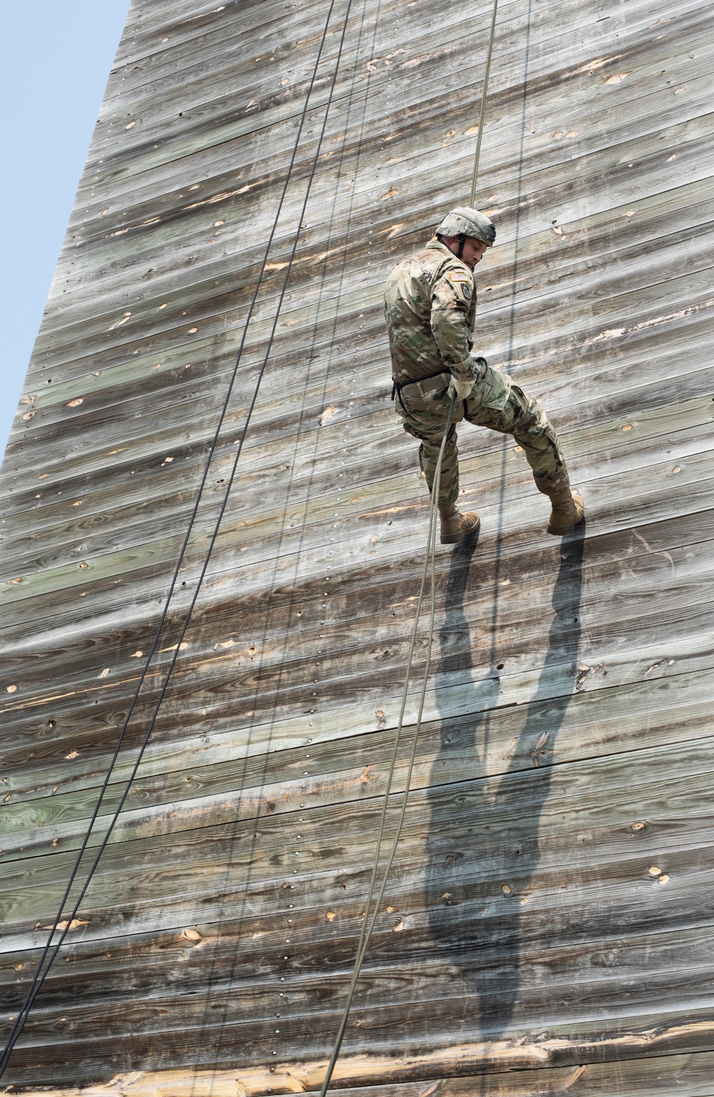 1157th Transportation Company train on air assault course