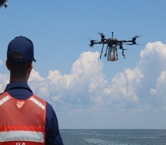 DLA Troop Support, NJIT conduct drone test flight in Cape May