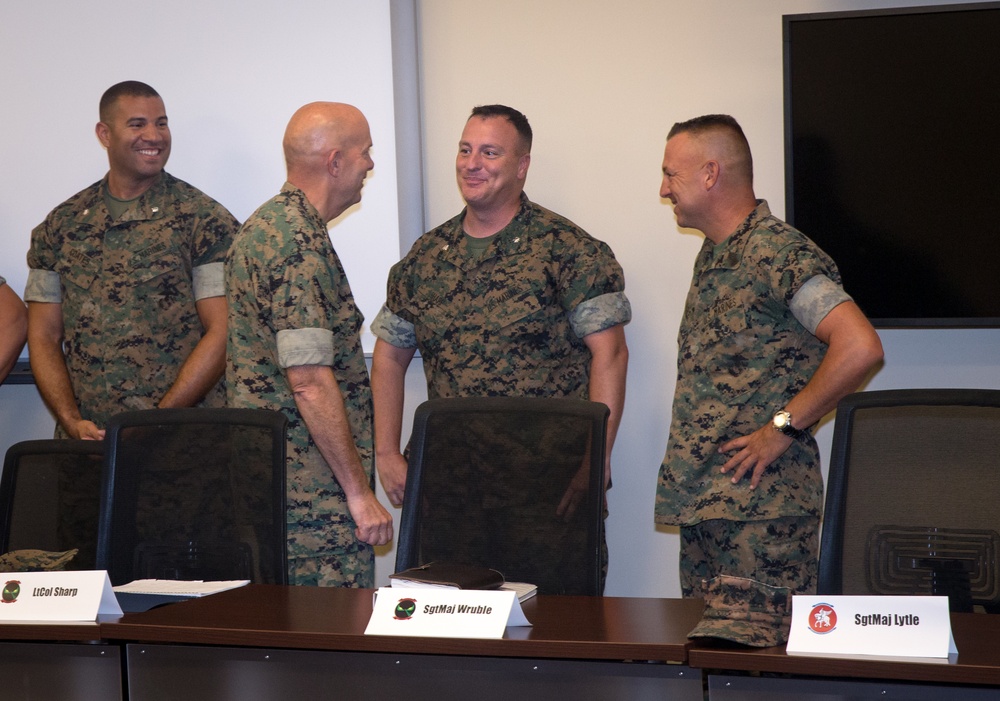 Top leaders, spouses visit Cherry Point