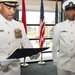 Electronics Technician Chief Jason M. Thompson, a Recruit Division Commander (RDC) here at Officer Training Command, Newport, Rhode Island (OTCN), reenlists for another two years with the Navy.