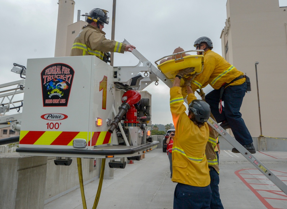 NMCSD Conducts a Mass Casualty Drill with Federal Fire