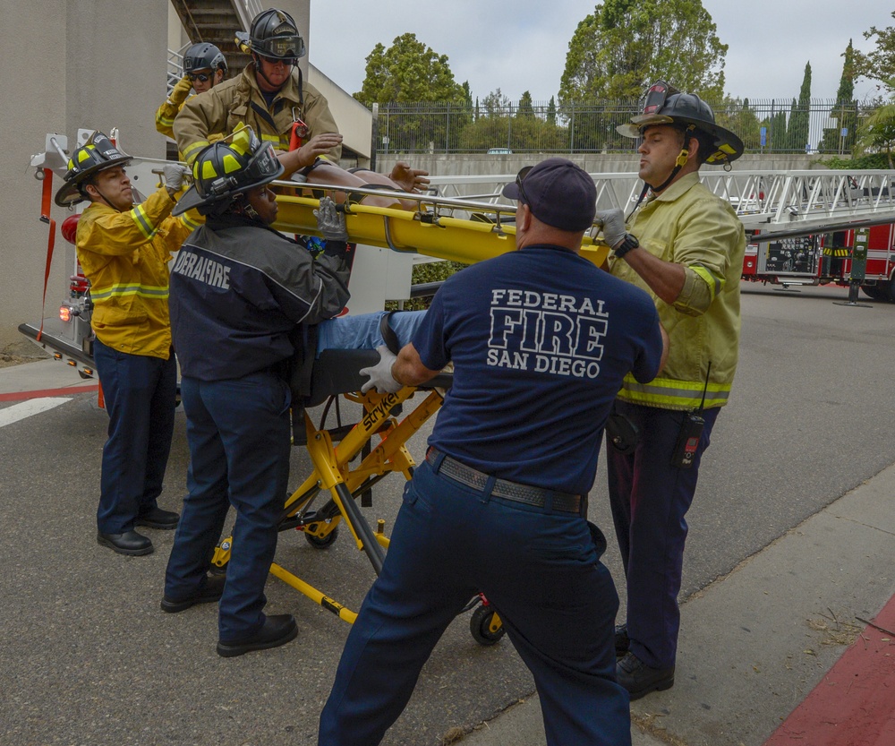 NMCSD Conducts a Mass Casualty Drill with Federal Fire