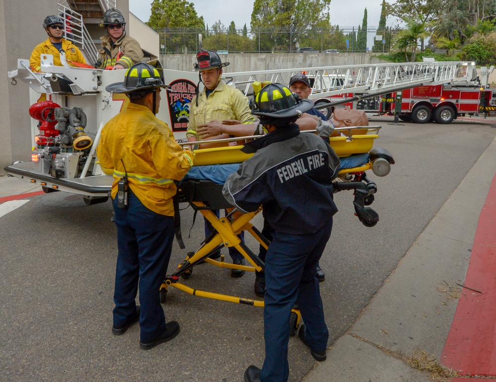 NMCSD Conducts a Mass Casualty Drill with Federal Fire