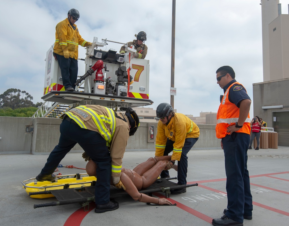 NMCSD Conducts a Mass Casualty Drill with Federal Fire