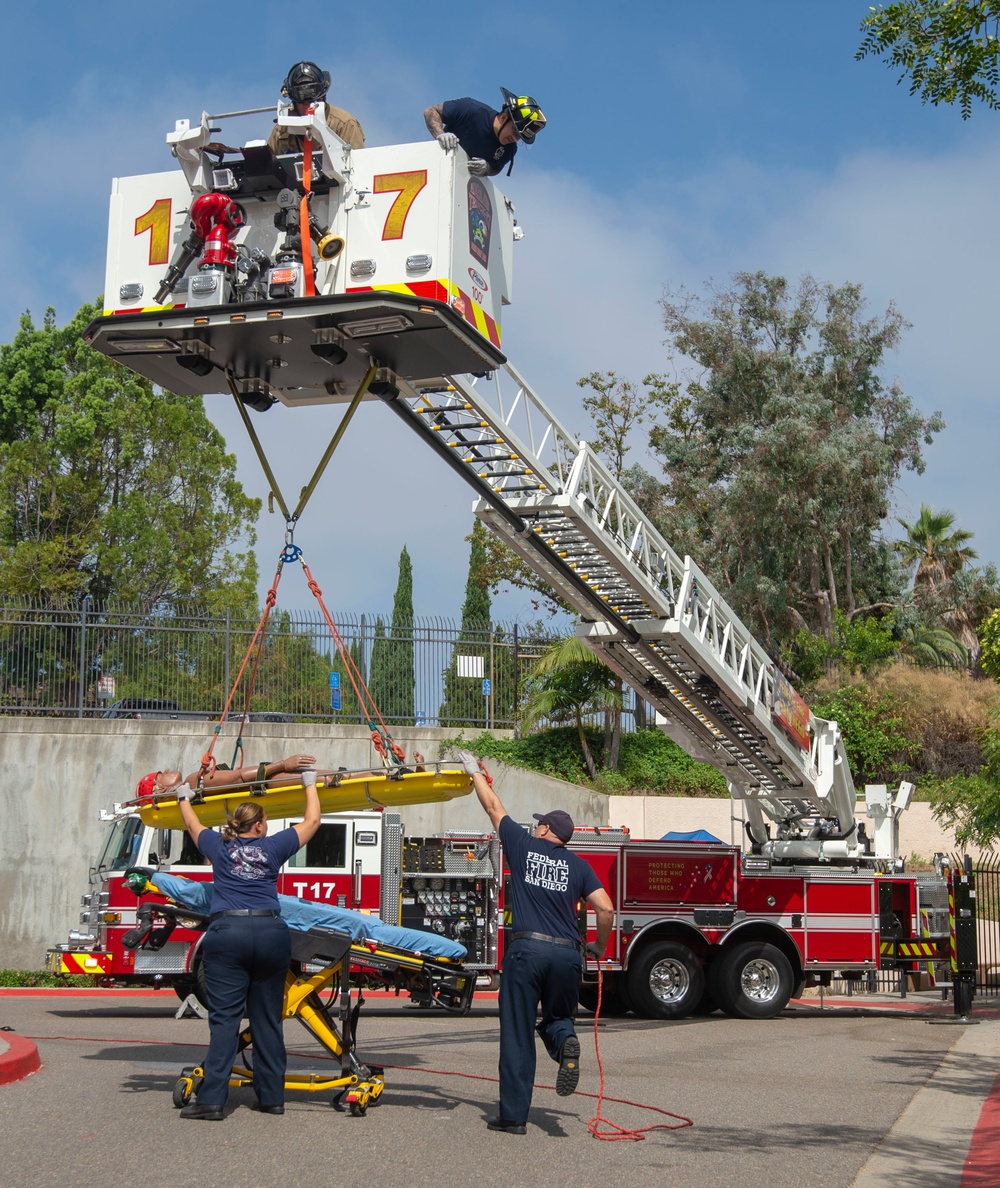 NMCSD Conducts a Mass Casualty Drill with Federal Fire