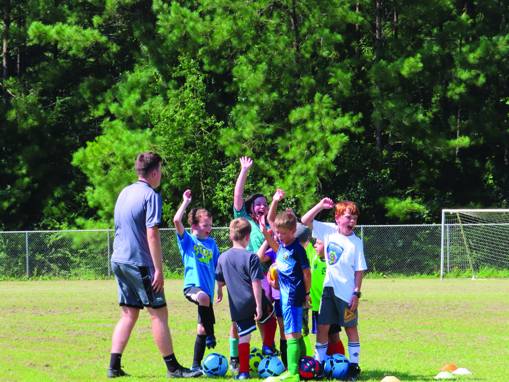 Fort Polk kids have fun, learn skills at soccer camp