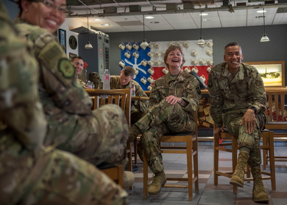 AMC Commander visits the 317th Airlift Wing