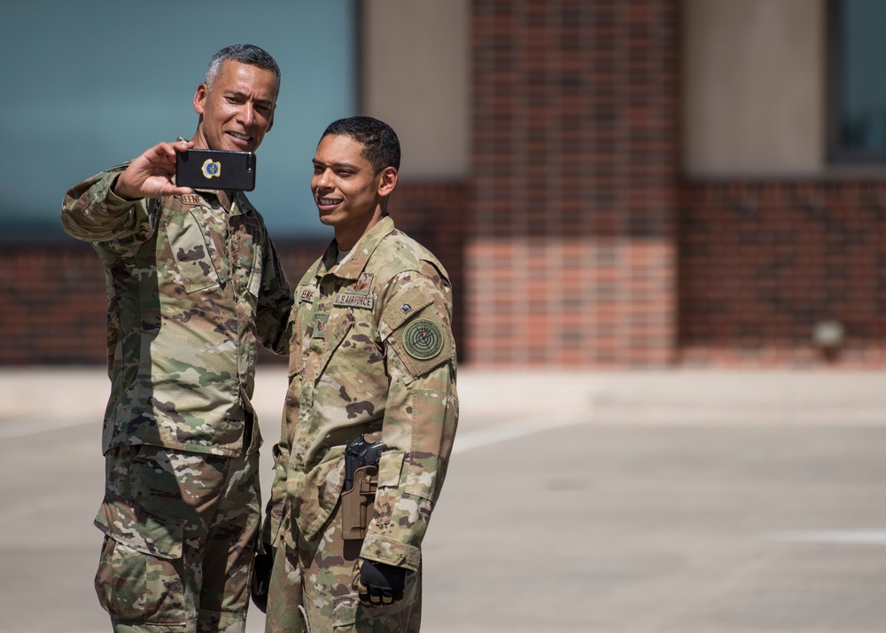 AMC command chief welcomes home his son from deployment