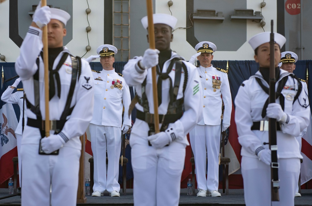 Nimitz Performs Change Of Command